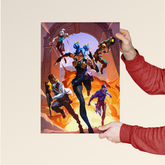 Valorant Agents – Squad Rush Poster